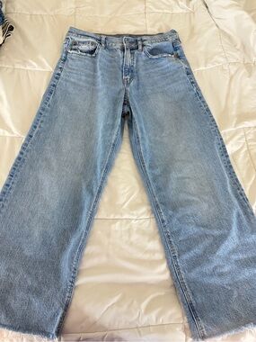 American Eagle Outfitters Light Blue Straight Leg Jeans